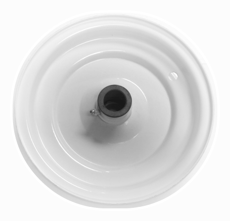 8 x 2½" Wheelbarrow Wheel - 1" Graphoil Bearing